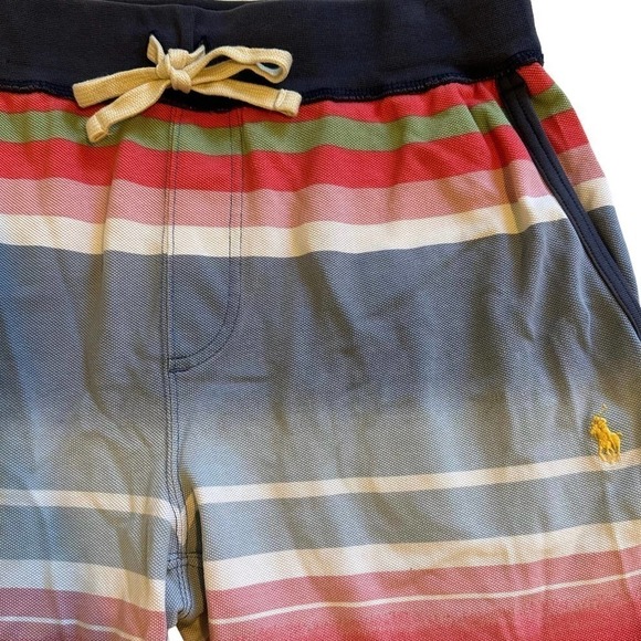 Polo Ralph Lauren Sunset Stripped Mesh Shorts Mens XS - Picture 3 of 6
